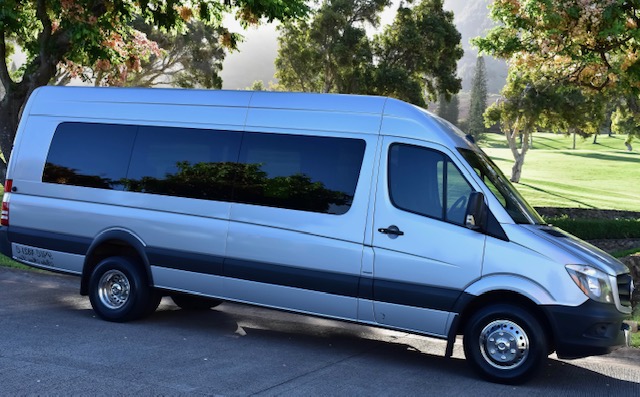 Hire a private luxurySprinter and driver on Maui